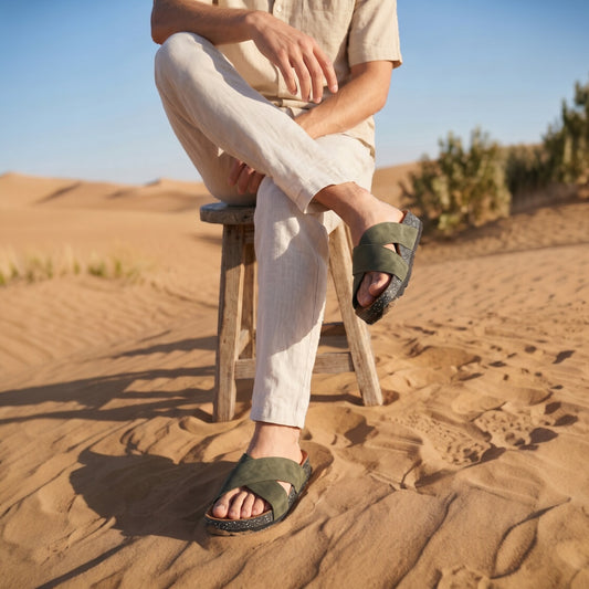 CrossStep Slipper – Olive