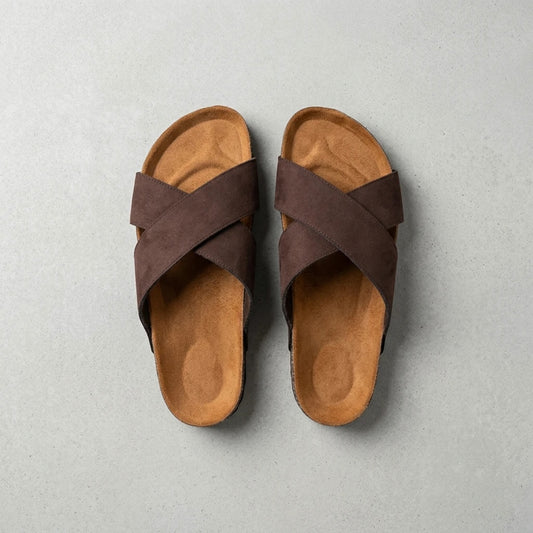 CrossStep Slipper – Brown
