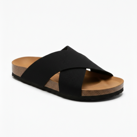 CrossStep Slipper – Black