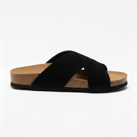 CrossStep Slipper – Black