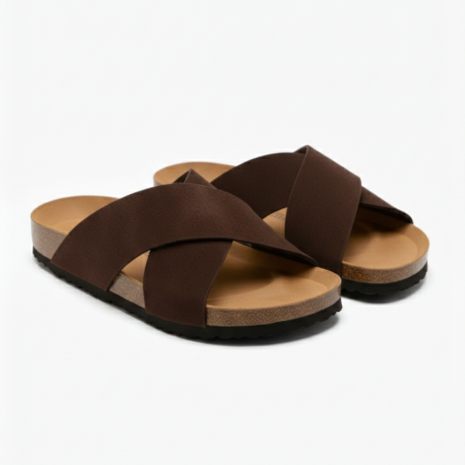 CrossStep Slipper – Brown