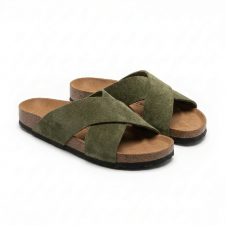 CrossStep Slipper – Olive