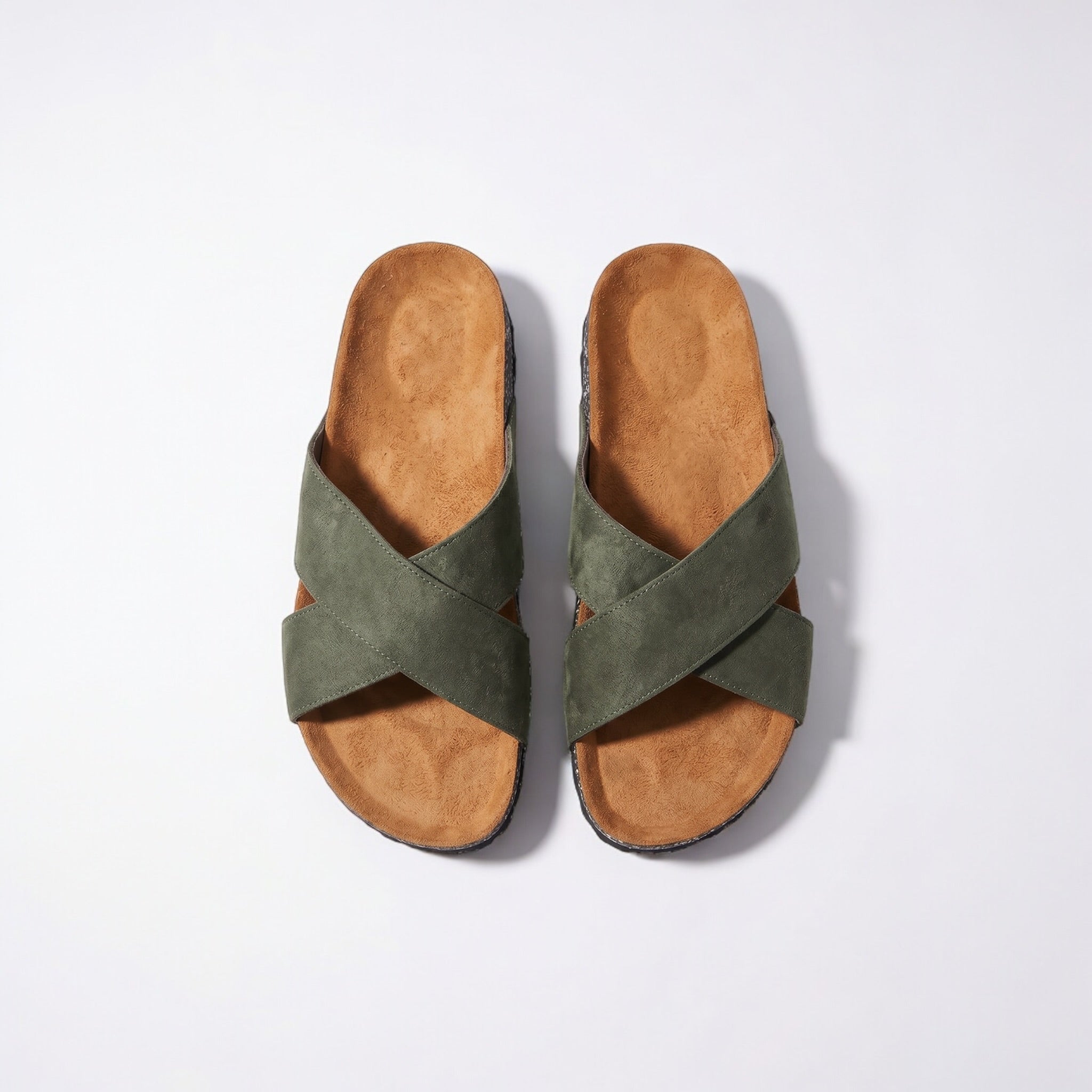 CrossStep Slipper – Olive – High line