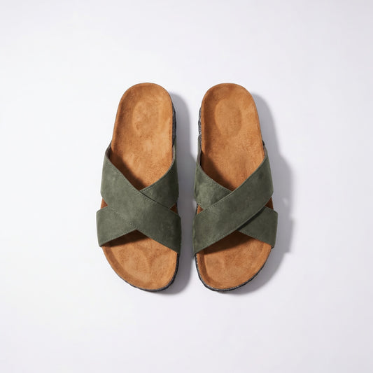 CrossStep Slipper – Olive