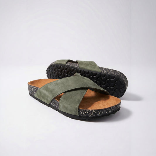 CrossStep Slipper – Olive
